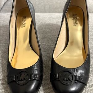 Michael Kors Black Leather Heels